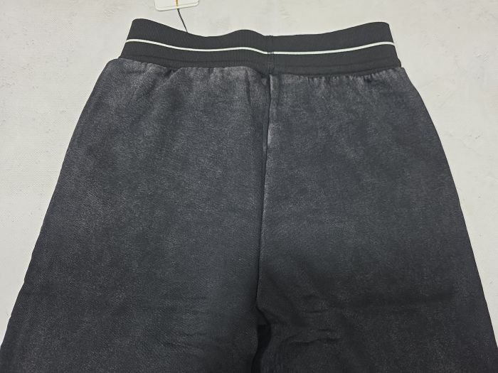 Прогулянкові штани "Ластівка" А-2116-3 трикотажні з ефектом варки та потертостей, з прямим низом, верх на плоскій резинці +з боків кишені, р. 5XL-(44-48), 6XL-(46-50), 7XL-(48-52) , 8XL-(50-54), 9XL-(52-56), 10XL-(54-58) -(чорно-сірий мікс)