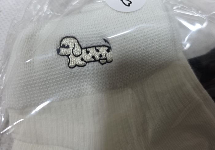 Шкарпетки "DMDBS" BR-281 стрейч /cotton жіночі, р. 36-41 -асорті -(Укорочені /однотонні в дрібний рубчик +збоку на гумці вишита маленька собачка такса) - уп. 10 шт