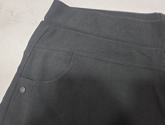 Лосини брючні "Ластівка" 2118-1 з кишенями спереду та ззаду, р. 2XL-(46-48), 3XL-(48-50), 4XL-(50-52) -(Чорні)