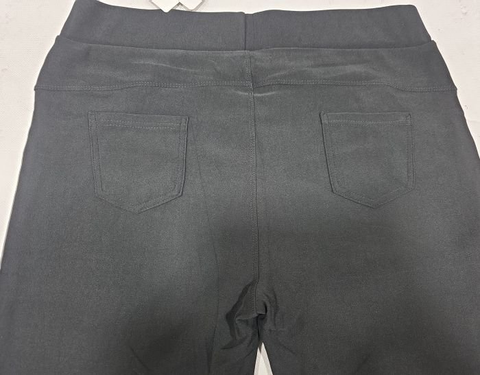 Лосини брючні "Ластівка" 2119-1 з кишенями спереду та ззаду, р. 5XL-(52-54), 6XL-(54-56), 7XL-(56-58) -(Чорні)