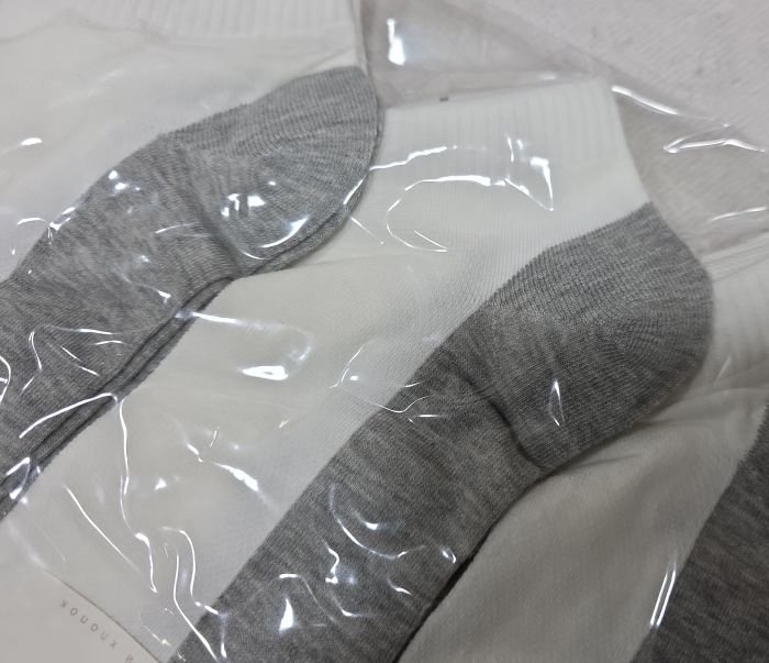 Шкарпетки "Tafinceva" DFB-017 сітка /cotton жіночі, р. 36-41 -асорті -(сіточка /короткі -сірий низ +білий верх -жін.) -уп. 10 шт