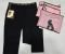 Лосини "Корона" KW-2033-1 /4XL-7XL гладкі з еластичного бавовняного трикотажу, з підтягуючим ефектом +на додатковій плоскій резинці написи, р. 48-52 -(чорні)