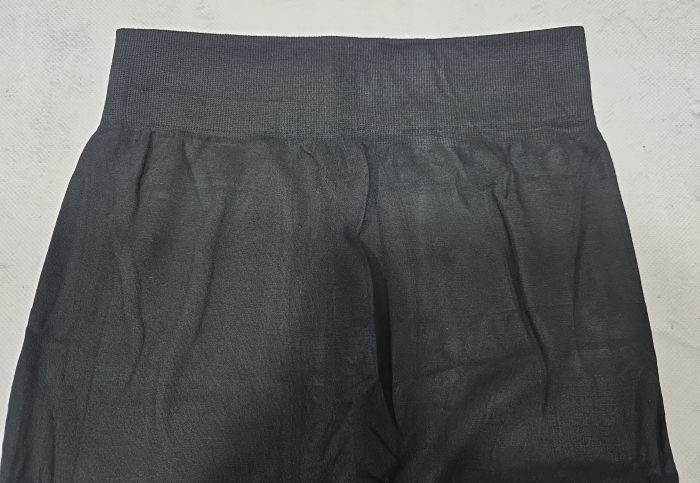 Лосини "JUJUBE" 899-С безшовні хлопок/мікрофібра, р. L-4XL -(46-50) -(чорні)