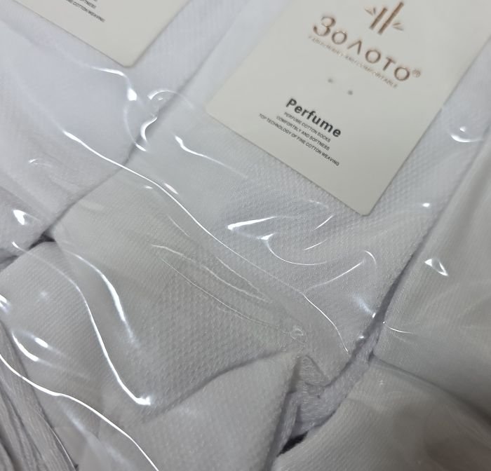 Шкарпетки "Золото" Y-220-1 сітка жіночі ароматизовані, р. 36-41-(Сіточка /білі -укорочені +середня гумка в рубчик) - уп. 10 шт