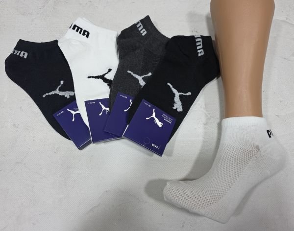 Шкарпетки Турція "Спорт значок" ЗЛ-104-04 сітка універсальні р. 36-41 -(сітка /асорті короткі) -уп. 12 шт