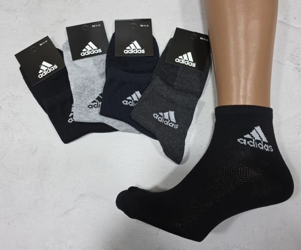 Шкарпетки Турція "Спорт значок" ЗП-315-51 сітка чоловічі, р. 41-45 -(асорті -сітка середні) -уп. 12 шт