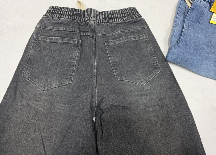 Джинси "ALIA" GN-9165 напівбатальні із щільного стрейч-котону, вільного крою зі звуженням донизу, спереду та ззаду кишені, пояс на гумці, р. M-26, L-27, XL-28, 2XL-29, 3XL-30, 4XL-31 -(уп. 1 шт)