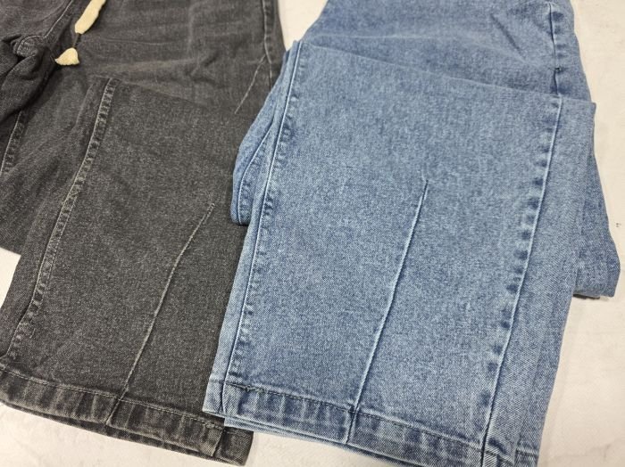 Джинси "ALIA" GN-9165 напівбатальні із щільного стрейч-котону, вільного крою зі звуженням донизу, спереду та ззаду кишені, пояс на гумці, р. M-26, L-27, XL-28, 2XL-29, 3XL-30, 4XL-31 -(уп. 1 шт)