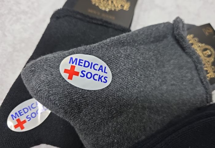 Шкарпетки "ELEGANCE/ LUXURY BRAND" 0427 махрові чоловічі "Без резинки -MEDICAL +", р. 36-40 -асорті -(Махра -Б/Р -однотонні із закрученим верхом -чоловічі) -уп. 12 шт