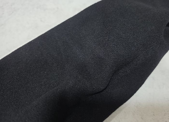 Колготки "Корона" KW-2605/54-60 термо cotton в дрібний рубчик із фланелевим утепленням до масажної стопи, позаду 2 шви -(чорні)