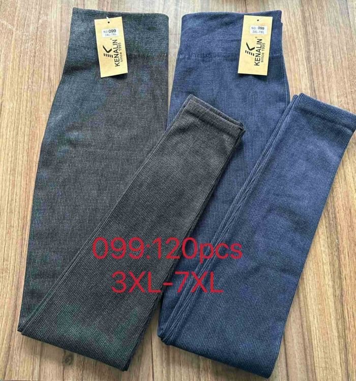 Лосини "Kenalin" NO:099 безшовні еластичні в рубчик, р. 4ХL/8XL-(46-50)