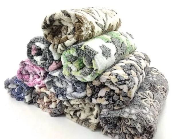 Плед /простирадло /покривало "ПОПІЛ" 1515 -1.5 м -травка з видавленним візерунком, р. 150*200 -(Без  вибору забарвлення!!!)