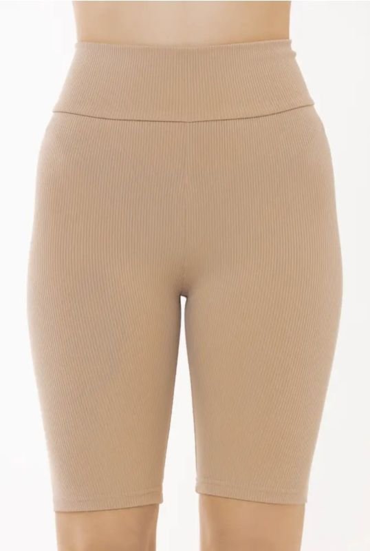 Треки/велосипедки "KOLO" 042-777 рубчик /бежеві, р. s-(44-46), m-(46-48), l-(48-50), хl-(50-52), 2хl-(52-54) -уп. 1 шт -(бежеві)