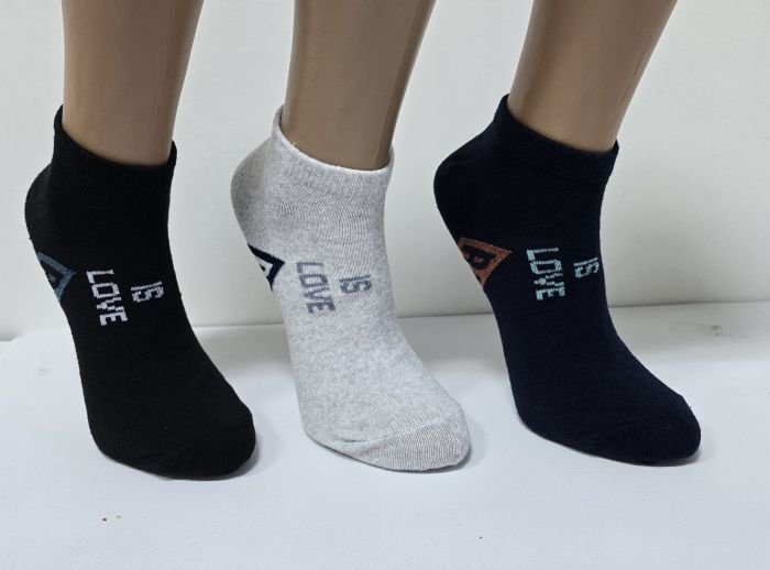 Шкарпетки житомир "Limerence" 400-54 стрейч жін. (короткі) р. 36-40 -асорті -(на підошві напис "REAL" + зверху "is love" -короткі -стрейч)