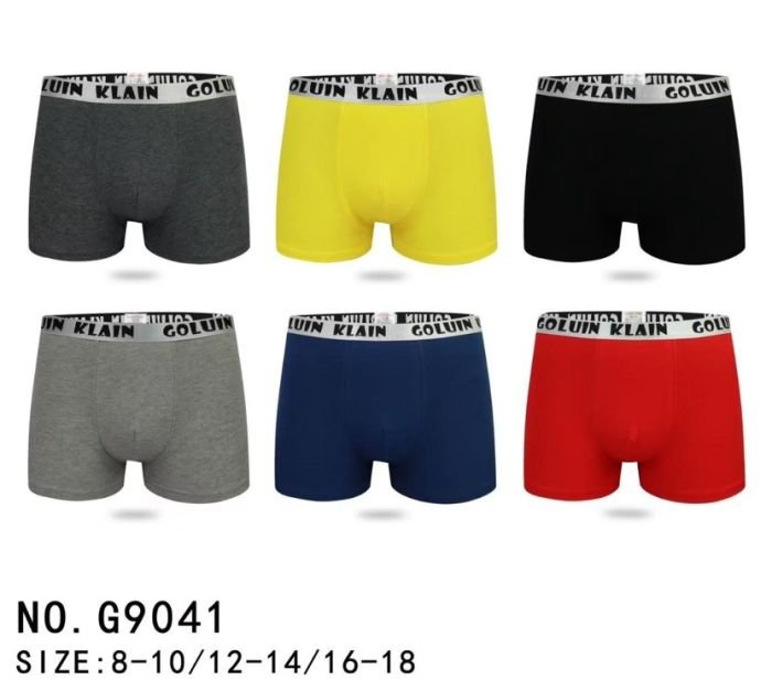 Боксери підліткові "GALVIEN KLEAIN" G-9041 cotton, р. 8-10, 12-14, 16-18 -асорті -уп. 12 шт