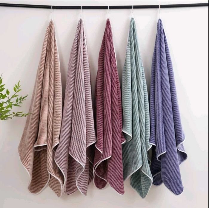 Рушник 80016-С кухонний мікрофібра-травка, р. 70*35 -уп. 10 шт -(Однотонний у смужку -кухня)