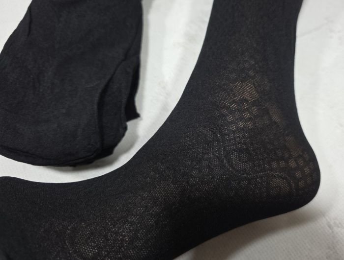 Шкарпетки Fantasy "З ВІЗЕРУНКОМ" №009/ 50 ден капронові з візерунком -уп.10 пар -(чорні)