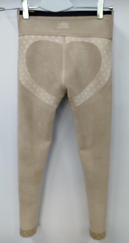 Лосини "Aolong" АL-3039 гладкі на збитому хутрі з коригуючою мембраною +з широким поясом утяжкою +з підтяжкою живота та сідниць з пуш-ап ефектом (Push-up), р. 2XL-(48-52) -(чорні)