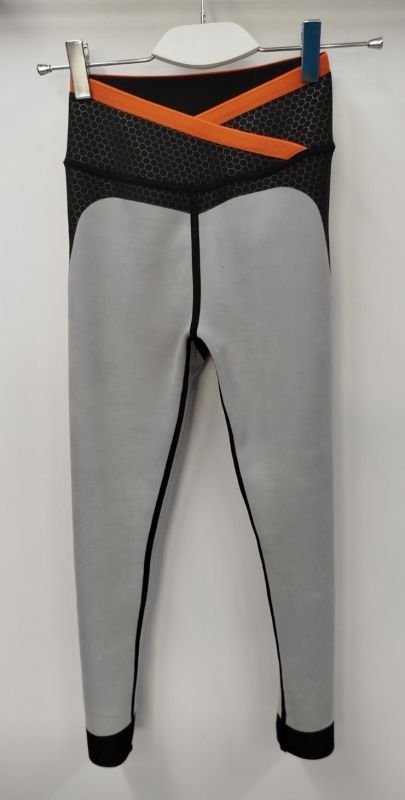 Лосини "Aolong" АL-3040 гладкі на плюшевому флісі з коригуючою мембраною та тейпами +з широким поясом утяжкою +з підтяжкою живота та сідниць, р. L-(44-48), XL-(46-50), 2XL-(48-52) -(чорні)