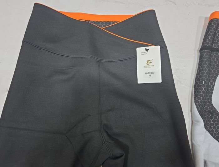 Лосини "Aolong" АL-3040 гладкі на плюшевому флісі з коригуючою мембраною та тейпами +з широким поясом утяжкою +з підтяжкою живота та сідниць, р. L-(44-48), XL-(46-50), 2XL-(48-52) -(чорні)