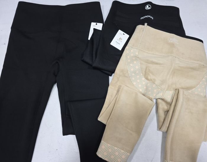 Лосини "Aolong" АL-3039 гладкі на збитому хутрі з коригуючою мембраною +з широким поясом утяжкою +з підтяжкою живота та сідниць з пуш-ап ефектом (Push-up), р. 2XL-(48-52) -(чорні)