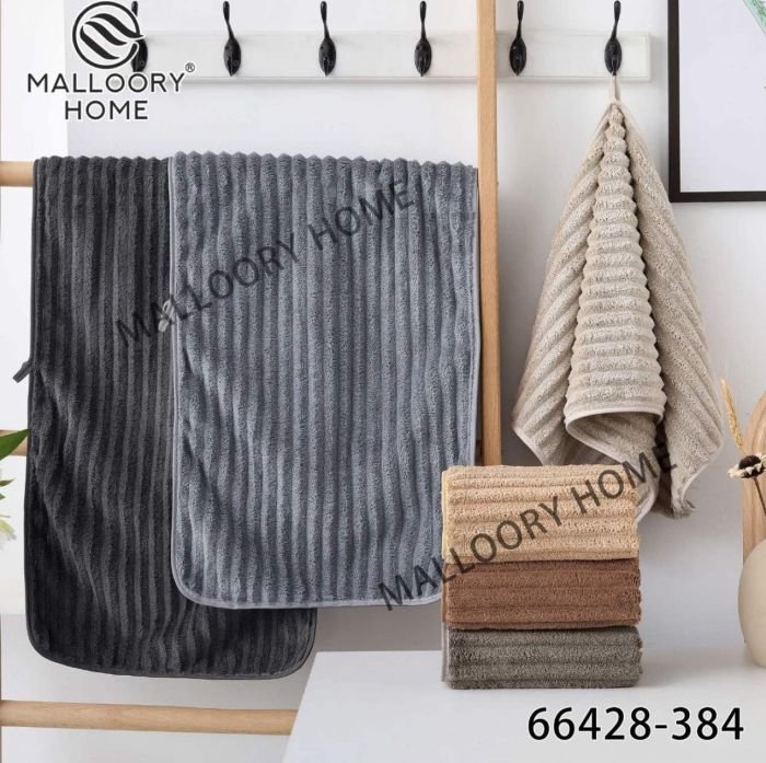 Рушник 66428-384 кухонний з пухнастої мікрофібри-травки р. 35*75 -уп. 6 шт -("Шарпей"-кавово-сірий мікс мікс -кухня 35*75)