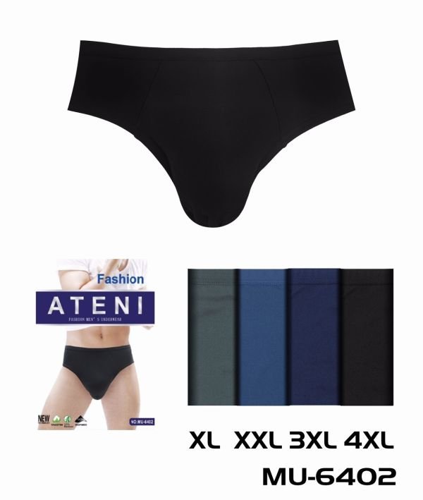 Плавки "SOLLA" MU-6402 cotton+bamboo р. Хl, 2XL, 3XL, 4XL -ростовка 12 шт