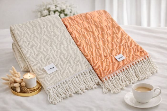 Плед  Україна "Valencia 130*180" 223-30 з бахромою, cotton +polyester, р. +/-130*180 -(Мікс забарвлень та візерунків -без вібору!!!)