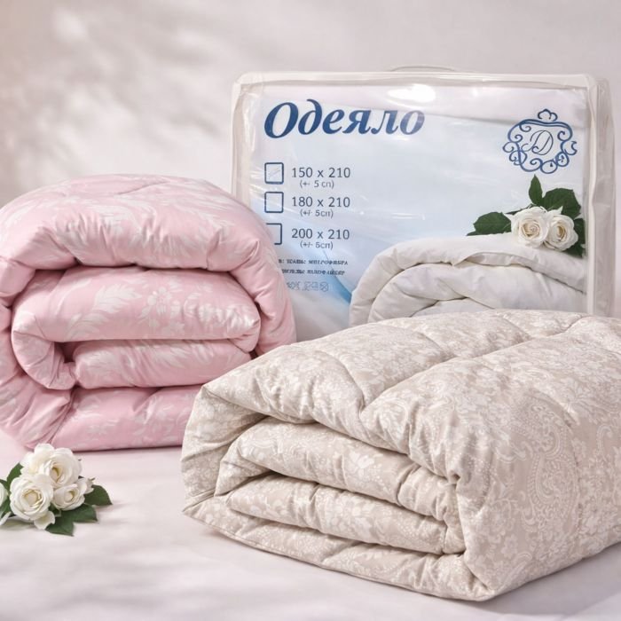 Ковдра 0039 "Constansy Золото-Диво №01-СТ" 1.5 тік +холлофайбер (товсті), р. +/- 145*205 -(випадковий колір без вибору!!!)