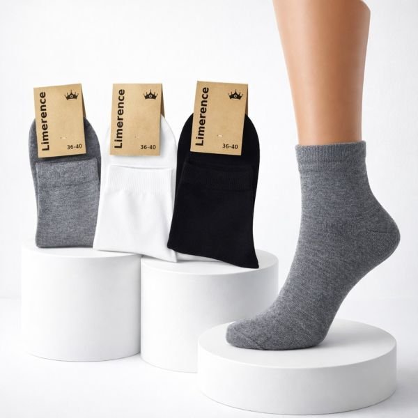 Шкарпетки Житомир "Limerence" 820-23 стрейч/ cotton +віскоза жіночі, р. 36-40 -(віскоза /середні -мікс №3) -уп. 12 шт