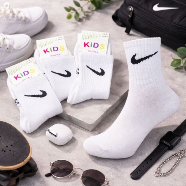 Шкарпетки "Kids sport" 903-N-Boy -БС стрейч-cotton дитячі, р. 5-8 років -(Білі /середні -дитячі) -уп. 10 шт