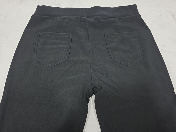 Лосини брючні "Akfu /Круто"QI" 26858 спереду з боків кишені і ззаду кишені +з боків лампаси з камінчиків, р. 6XL-(48-50), 7XL-(50-52), 8XL-(52-54), 9XL-(54-56), 10XL-(56-58) -уп. 1 шт