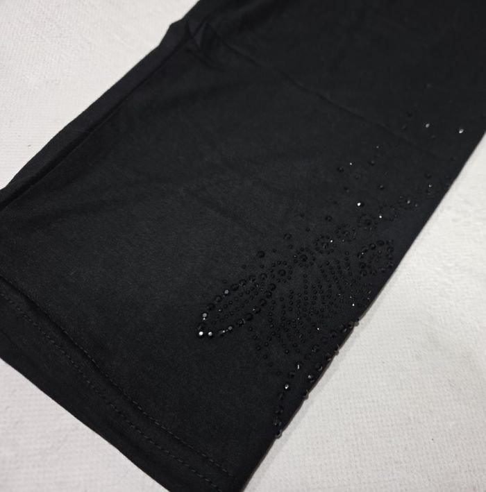 Бриджі "Золото" А-745 бавовняні з мікс візерунками з камінчиків, р. 6XL-(50-54), 7XL-(52-56),  8XL-(54-58) -(чорні +камінці -Без вибору візерунка!!!)