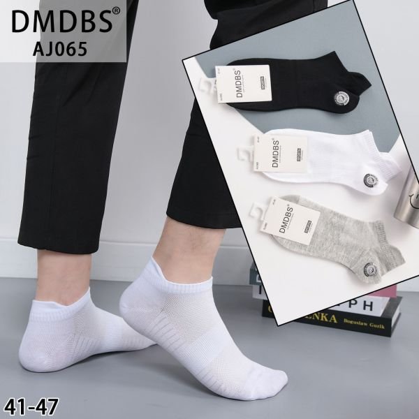 Шкарпетки "DMDBS" АJ-065 сітка /cotton чоловічі, р. 41-47 -асорті -(Сітка -короткі /однотонні +ззаду язичок/ виступ +посередині гумка фіксатор) -уп. 10 шт