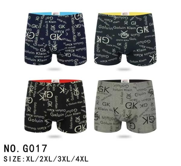 Боксери "GALVIN KLAIN" g017 бавовна (норма), р. XL, 2XL, 3XL, 4XL - уп. 12 шт-мікс