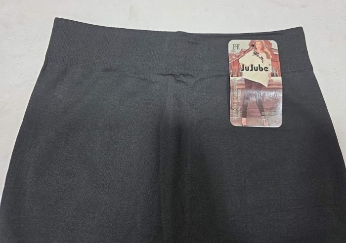 Лосини "JUJUBE" 859-J безшовні мікрофібра, р. L-2XL -(46-50) -(чорні)