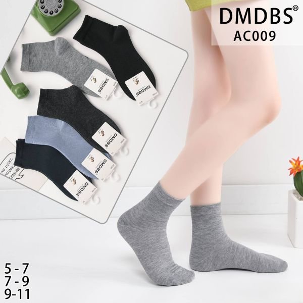 Шкарпетки "DMDBS" AS-009 стрейч /cotton дитячі р. 5-7, 7-9, 9-11 років -асорті -(Однотонні -класика) -уп. 10 шт