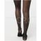Колготки lady sabina "LINE -СМУГА /ШОВ" -cl 40 ден р. 4 -(чорні +ззаду імітація шву /40 ден)